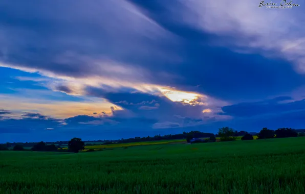 Nature, Sky, Purple, Landscape, Sunset, Magic, Summer, United Kingdom