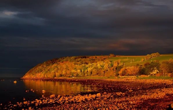 Picture Strait, coast, morning, Scotland, Scotland, Cromarty, Cromarty, Cromarty Firth