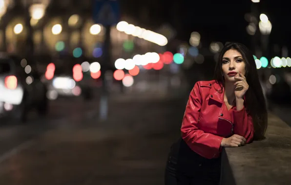 Look, face, model, the evening, Daniela