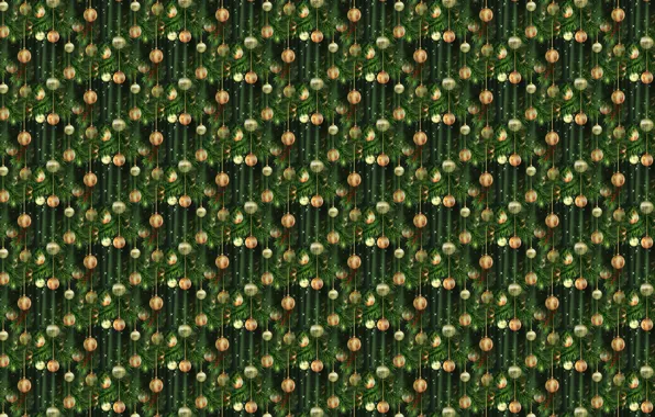 Background, holiday, texture, art, New year, herringbone, Christmas balls