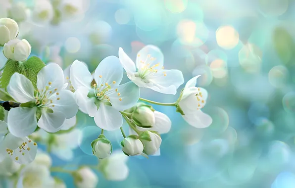Picture flowers, spring, flowering, blossom, flowers, spring, blooming