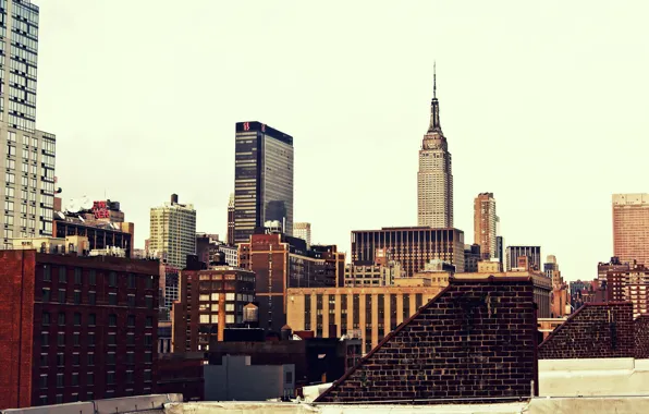 USA, New York, Manhattan, NYC, New York City, skyscraper, Empire State Building, buildings