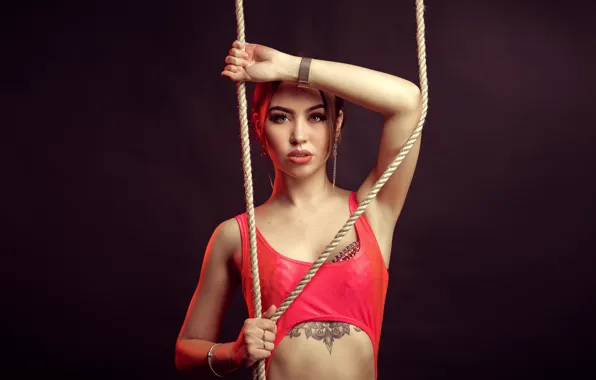 Model, pretty, tatto, Anisimova Natalia