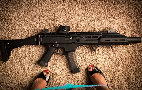 Panties, machine, legs