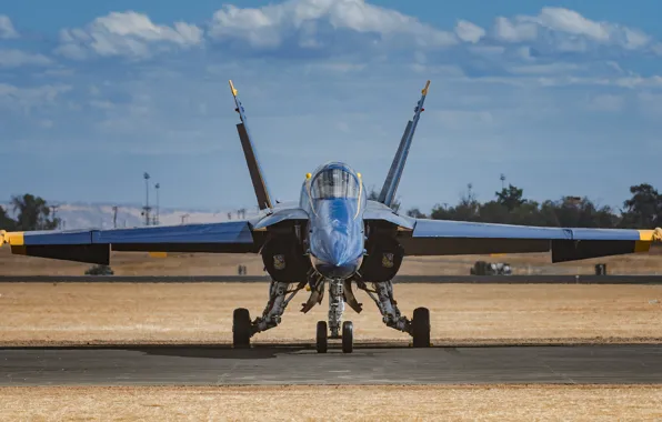 Fighter, the airfield, Blue Angels