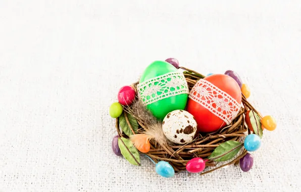 Eggs, spring, Easter, spring, Easter, eggs, decoration, Happy