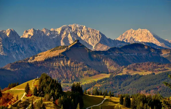 Picture landscape, mountains, nature, Austria, Alps, forest