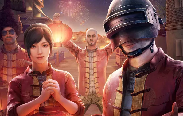 Characters, Chinese New Year, Playerunknown's Battlegrounds