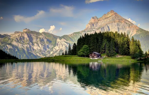 Picture Switzerland, mountain, Alps, Arnisee
