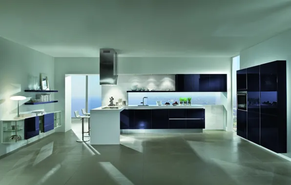 Picture design, style, Villa, home, interior, kitchen