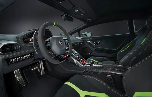Lamborghini, the wheel, salon, Performante, Huracan