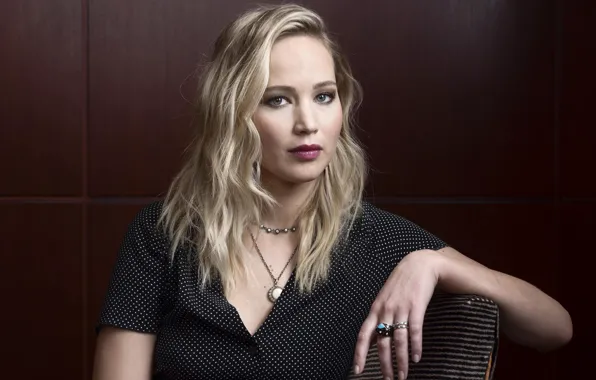 Picture look, pose, makeup, actress, look, pose, actress, Jennifer Lawrence
