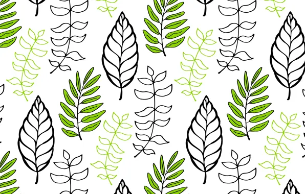 Background, Texture, Leaves