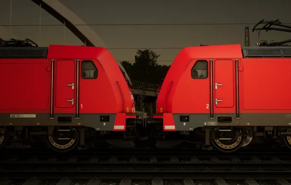 Germany, Trains, Picture, Landscape, locomotives, Train Sim World 2020, Electric locomotives, Beautiful picture