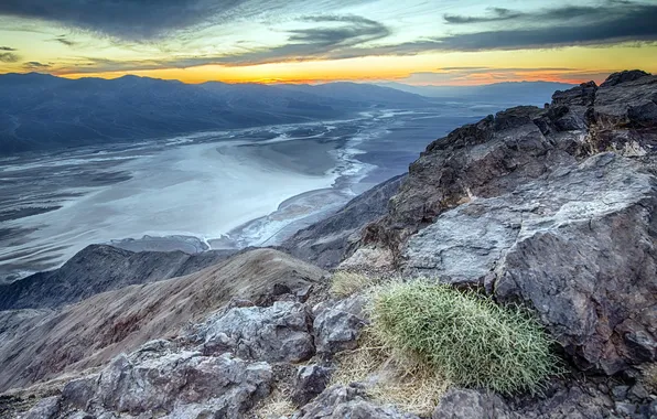 Landscape, mountains, Death Valley National Park