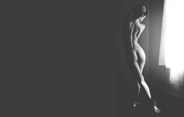 Girl, sexy, ass, beautiful, short hair, model, pretty, nude