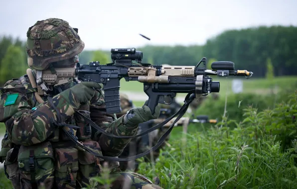 Weapons, soldiers, shooting, Royal Netherlands Army