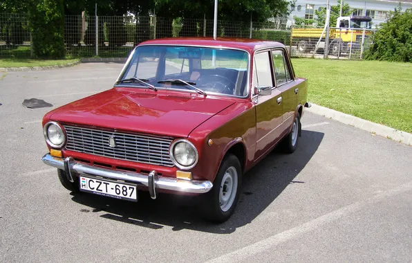 Picture red, penny, Lada, 2101, VAZ