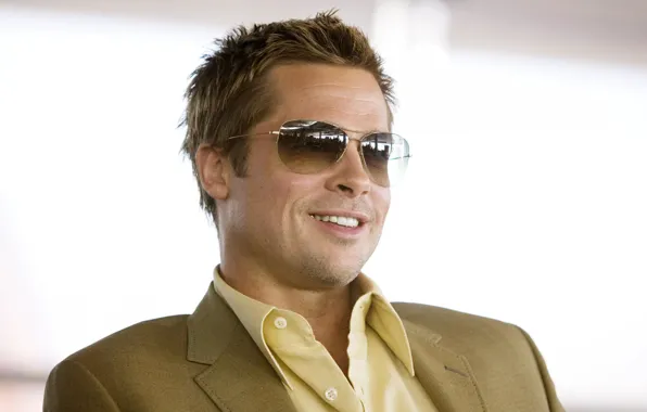 Glasses, actor, Brad Pitt