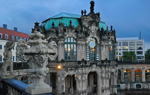 Picture watch, home, Germany, Dresden, Zwinger