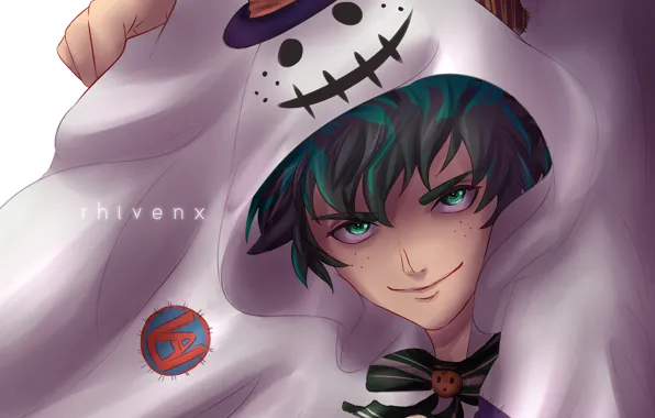 Art, Halloween, Boku no Hero Academy, My Hero Academia, Midori Isuku, My Hero Academy
