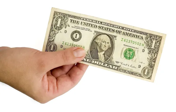Hand, money, dollar