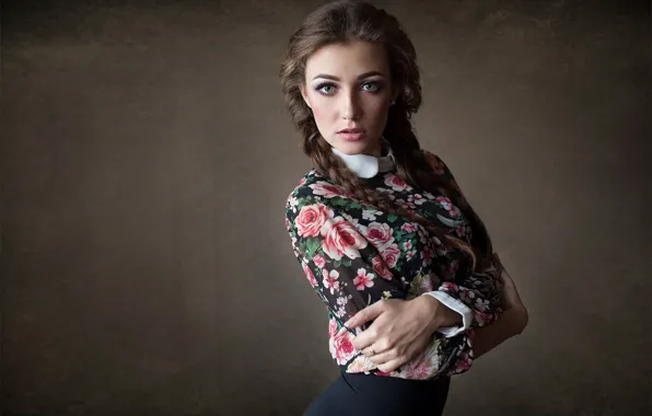 Portrait, Diana, retouching, Dmitry Sn