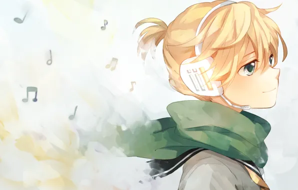 Anime, boy, art, guy, Vocaloid, Vocaloid, character, blonde