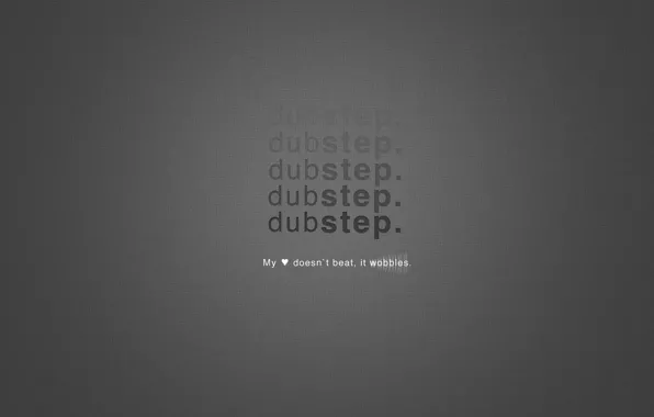 Picture music, the inscription, minimalism, dubstep
