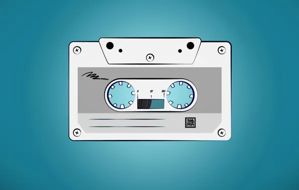 Picture blue, retro, music, film, cassette