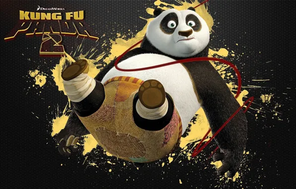 Picture squirt, cartoon, kung fu Panda 2, kung fu panda 2