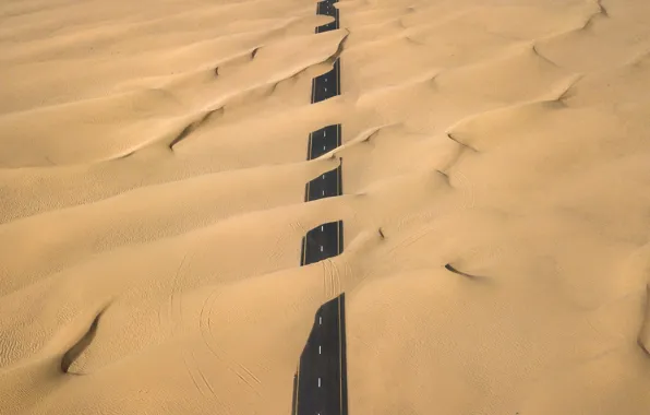 Desert, way, sahara