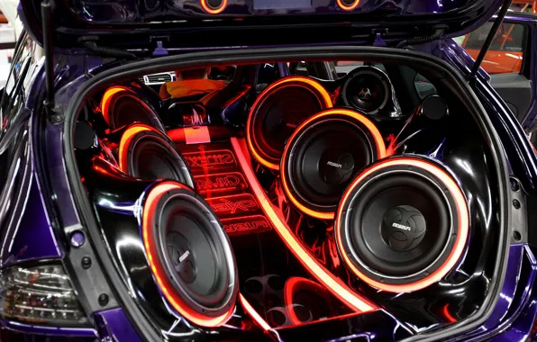 car speakers wallpaper