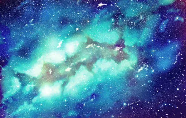 Space, stars, nebula, space, nebula
