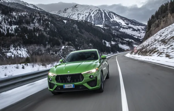 Car, Maserati, road, drive, Levante, Maserati Levante Trofeo