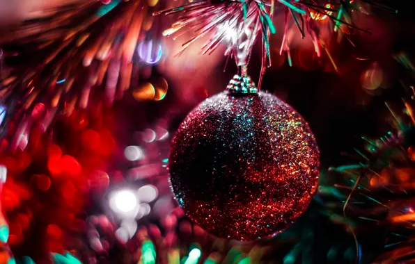 Ball, decoration, Christmas