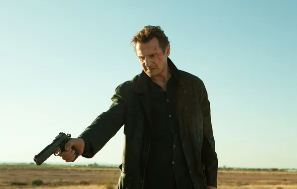 Picture gun, Liam Neeson, Liam Neeson, Taken 3, Hostage 3