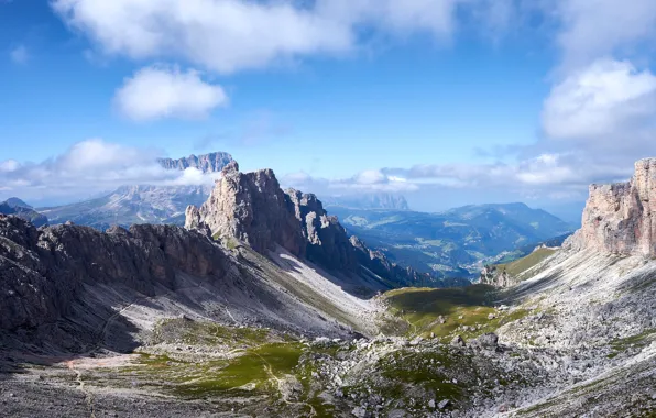 Picture mountains, Italy, The Dolomites