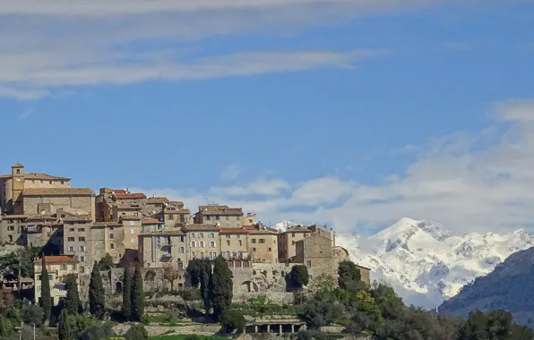 Picture landscape, mountains, France, home, Carros