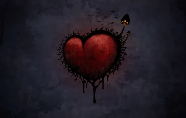 The darkness, mushrooms, Heart