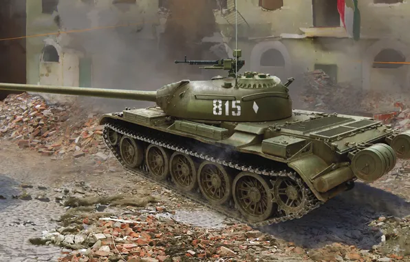 Picture Soviet medium tank, THE SOVIET ARMED FORCES, T-54-3, The Soviet army, Armed Forces