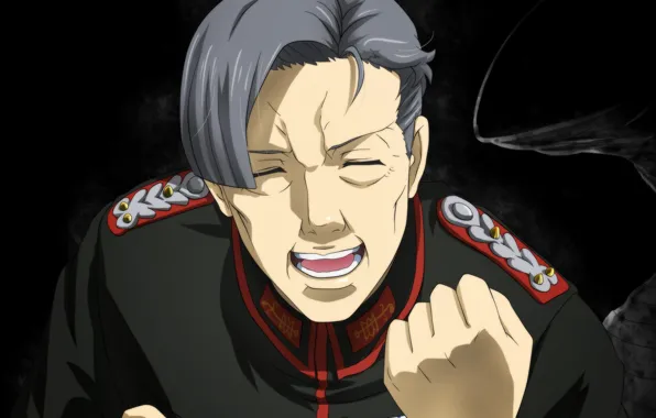 Soldier, military, Germany, anime, man, asian, manga, angry