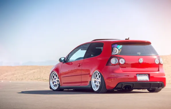 Picture red, red, MK5, Golf, gti, volkswagen, Volkswagen, golf