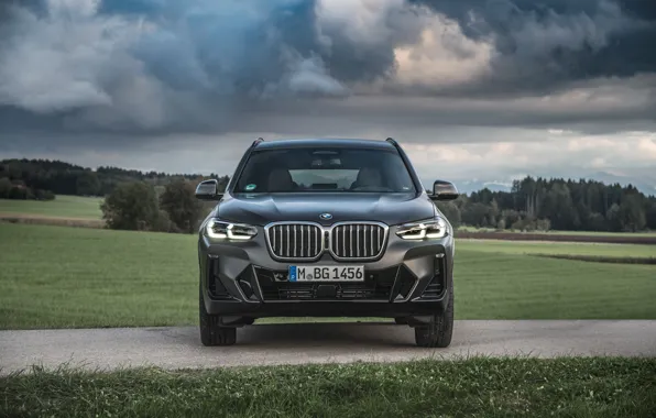 BMW, BMW, xDrive, The front, xDrive30d, M Sport, 2021, X3