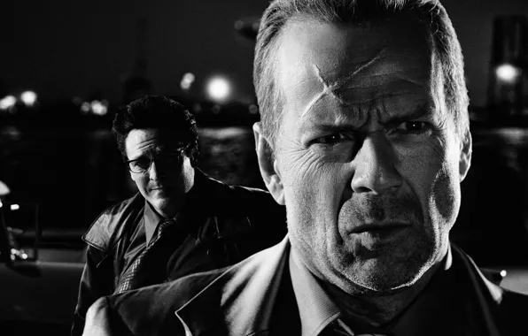 Picture Bruce Willis, Sin city, Michael Madsen