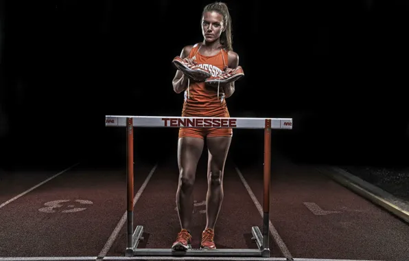 Girl, sport, running