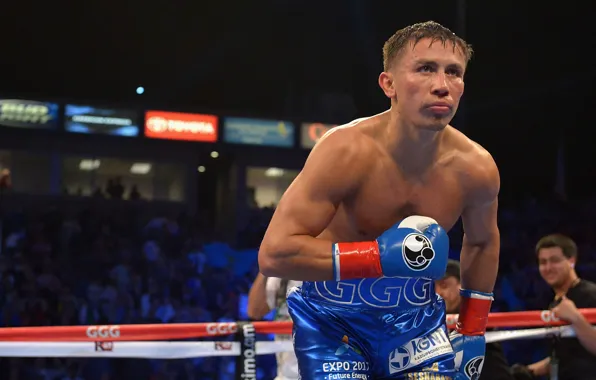 Gennady Golovkin v Kell Brook Print | Boxing Posters | Gennady Golovkin