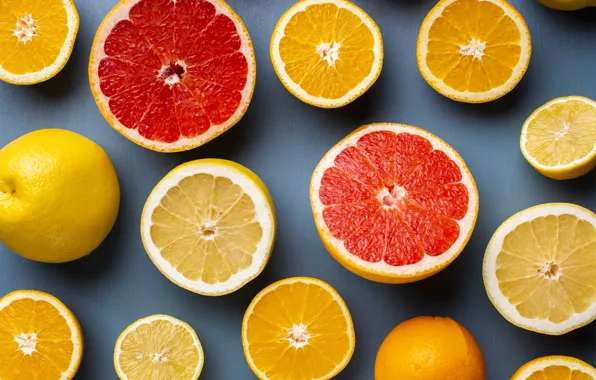 Picture lemon, orange, oranges, citrus, citrus, lemons, grapefruit