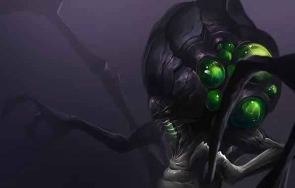 Picture starcraft, art, Heroes of the Storm, moba, Abathur