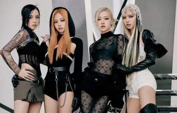 Music, girls, Fox, Jenny, outfits, pop, Blackpink, South Korean girl group